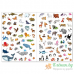 Животные со всего света - книга с многоразовыми наклейками