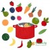 Сумка Овощи,фрукты и ягоды (фетр)